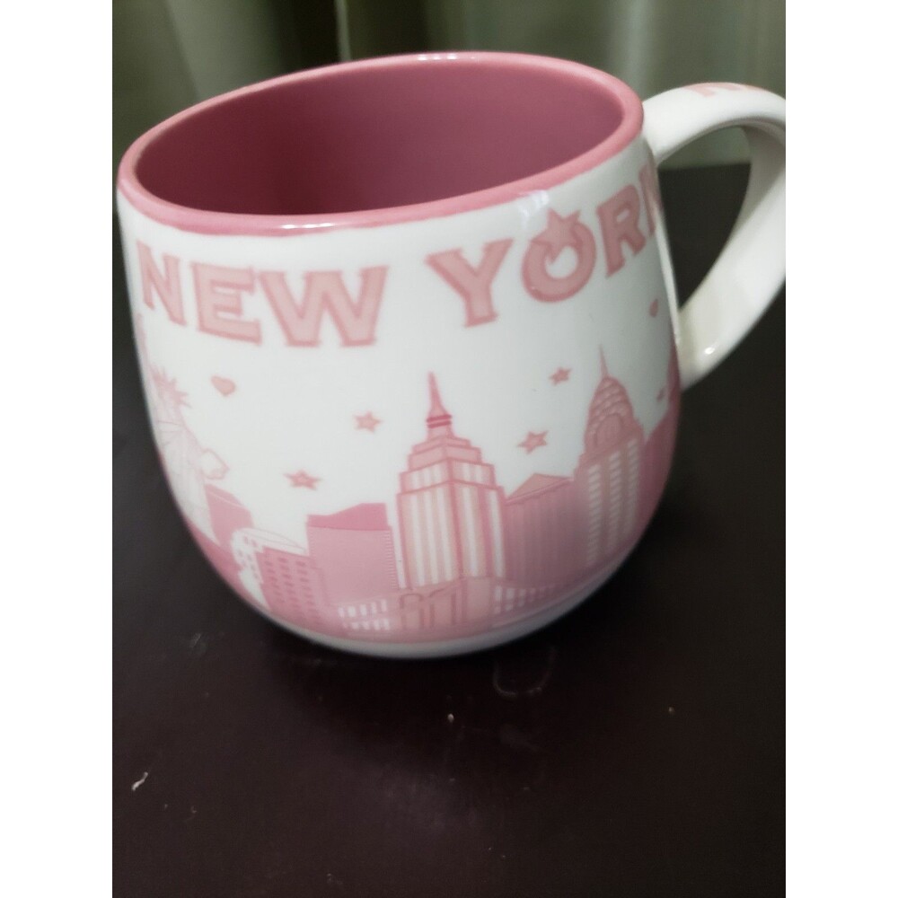 New York City Skyline Pink Coffee MugNew York City Pink | Ceramic Mugs  Made usa